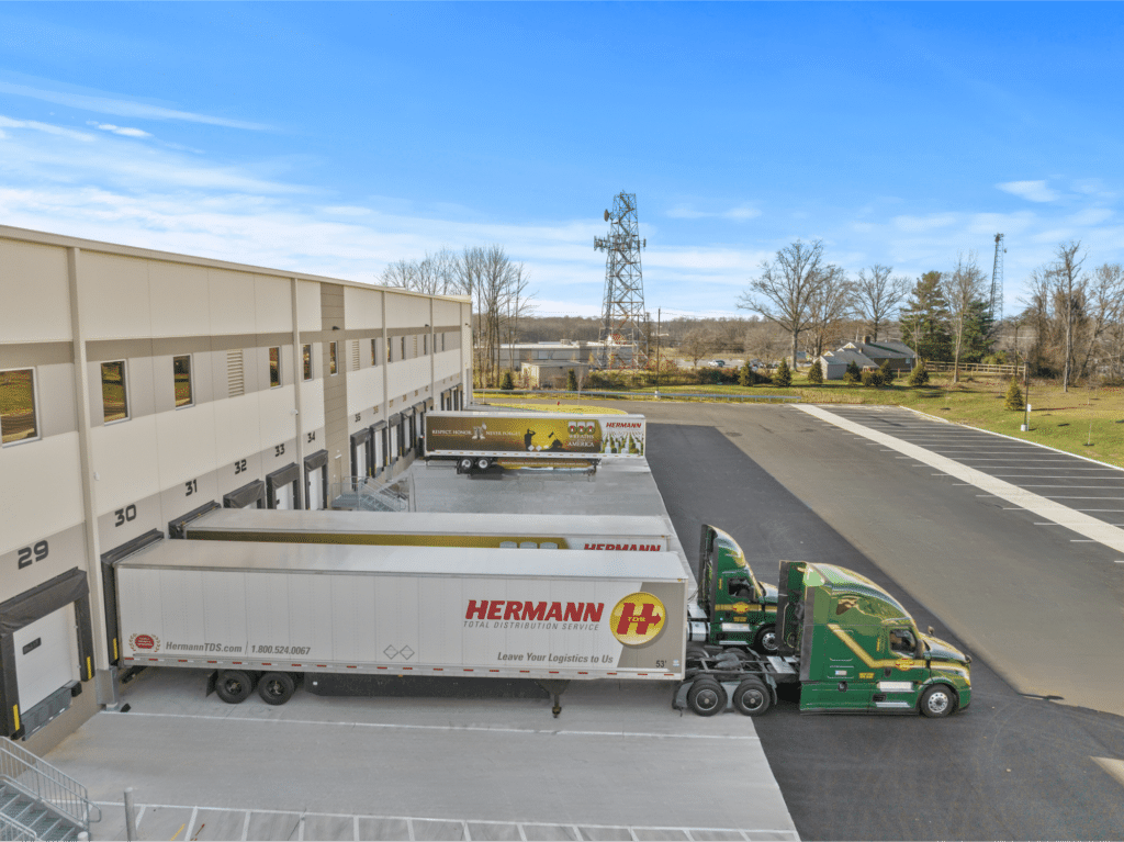 a truck is parked on the side of a road